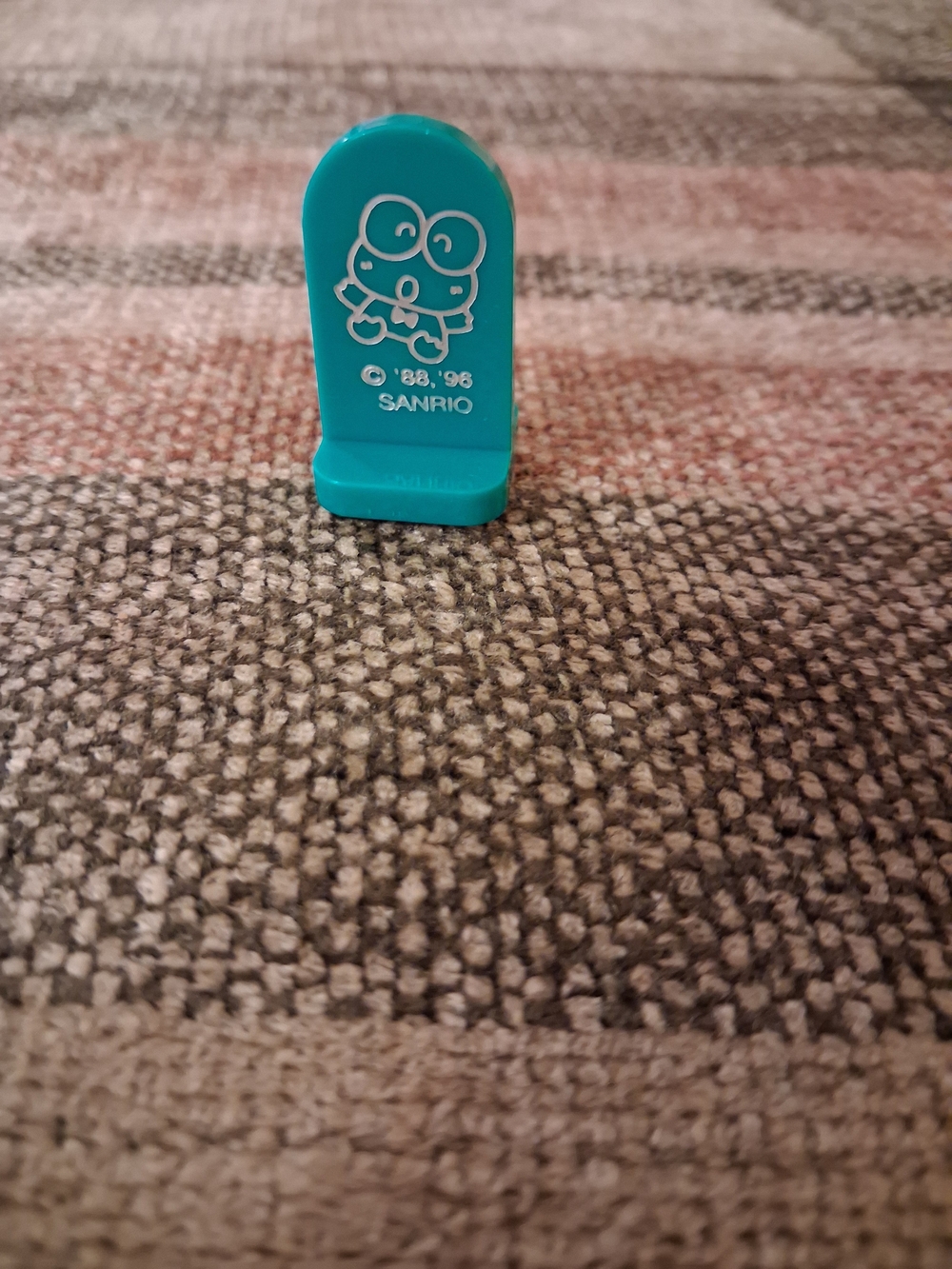 Vintage Sanrio Teal Keroppi Stamp